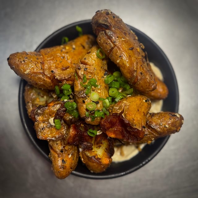 Crispy Potatoes.